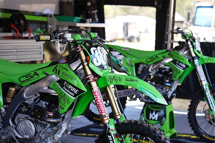 Empire Kawasaki KX250 Motorcycles - photo credit: Foremost Media